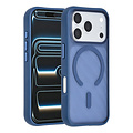 TUNIQ TUNIQ iPhone 18 Pro/iPhone 17 Pro MagSafe-hoesje met patroon en Skin Touch - Donkerblauw
