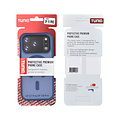 TUNIQ TUNIQ iPhone 18 Pro/iPhone 17 Pro Coque MagSafe à motif et finition Skin Touch - Bleu foncé
