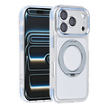 TUNIQ TUNIQ iPhone 18 Pro/iPhone 17 Pro MagSafe-hoesje met 360°-standaard - Lichtblauw