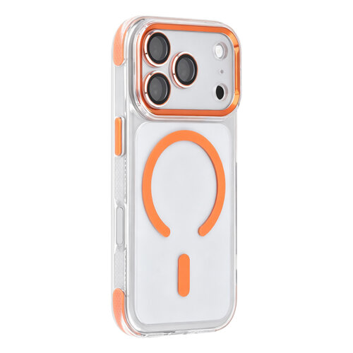 TUNIQ TUNIQ iPhone 18 Pro/iPhone 17 Pro Handyhülle MagSafe PC Airbag - Orange