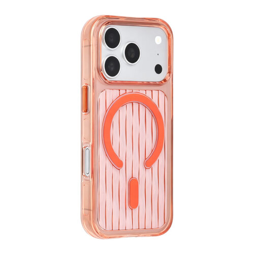 TUNIQ TUNIQ iPhone 18 Pro/iPhone 17 Pro MagSafe-hoesje met patroon - Oranje