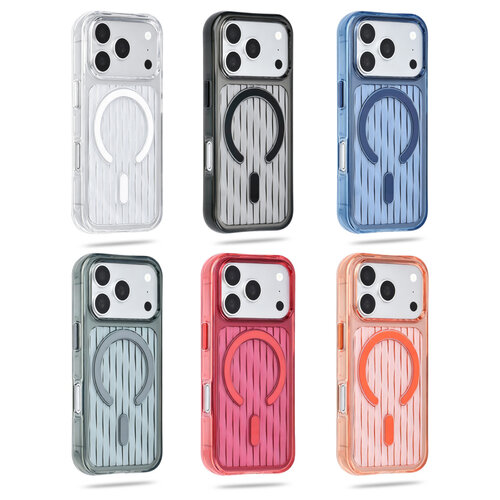 TUNIQ TUNIQ iPhone 18 Pro/iPhone 17 Pro Coque MagSafe à motif - Transparent