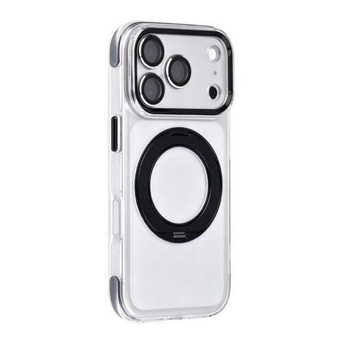 TUNIQ TUNIQ iPhone 18 Pro/iPhone 17 Pro Handyhülle MagSafe PC 360° Ständer - Schwarz