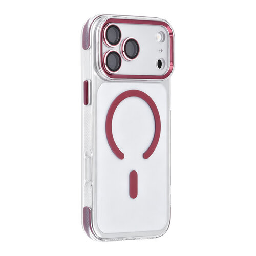 TUNIQ TUNIQ iPhone 18 Pro Max/iPhone 17 Pro Max Airbag MagSafe-Hülle aus TPU und PC - Bordeauxrot