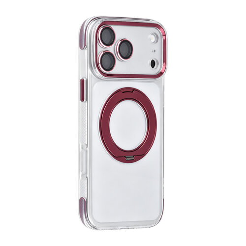 TUNIQ TUNIQ iPhone 18 Pro Max/iPhone 17 Pro Max Telefoonhoesje MagSafe PC 360° Standaard - Bordeaux