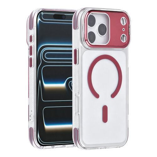 TUNIQ TUNIQ iPhone 18 Pro Max/iPhone 17 Pro Max Handyhülle MagSafe PC Kameraständer - Bordeaux