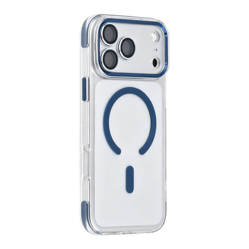 TUNIQ TUNIQ iPhone 18 Pro Max/iPhone 17 Pro Max Handyhülle MagSafe PC Airbag - Dunkelblau