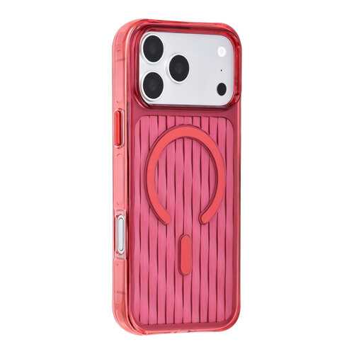 TUNIQ TUNIQ iPhone 18 Pro Max/iPhone 17 Pro Max MagSafe-Hülle mit Muster - Bordeauxrot