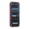 TUNIQ TUNIQ iPhone 18 Pro Max/iPhone 17 Pro Max Coque MagSafe à motif et finition Skin Touch - Bordeaux