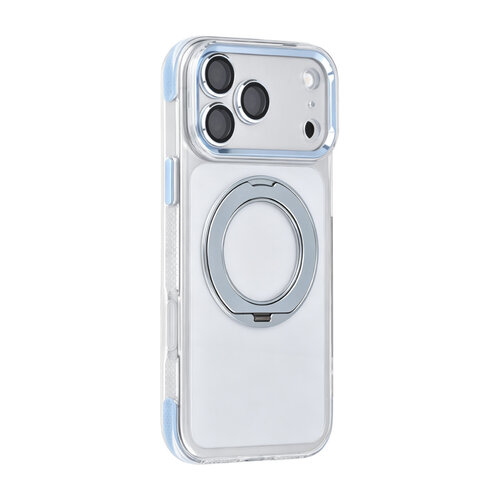 TUNIQ TUNIQ iPhone 18 Pro Max/iPhone 17 Pro Max Coque MagSafe avec support à 360° - Bleu clair
