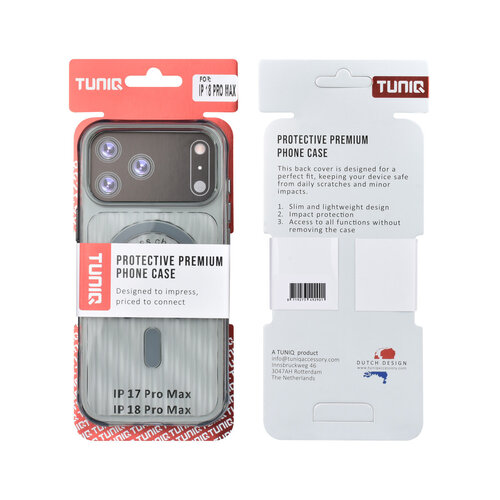 TUNIQ TUNIQ iPhone 18 Pro Max/iPhone 17 Pro Max MagSafe-hoesje met patroon - Lichtblauw