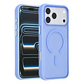 TUNIQ TUNIQ iPhone 18 Pro Max/iPhone 17 Pro Max MagSafe-hoesje met patroon en Skin Touch - Lichtblauw