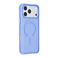 TUNIQ TUNIQ iPhone 18 Pro Max/iPhone 17 Pro Max Coque MagSafe à motif et finition Skin Touch - Bleu clair