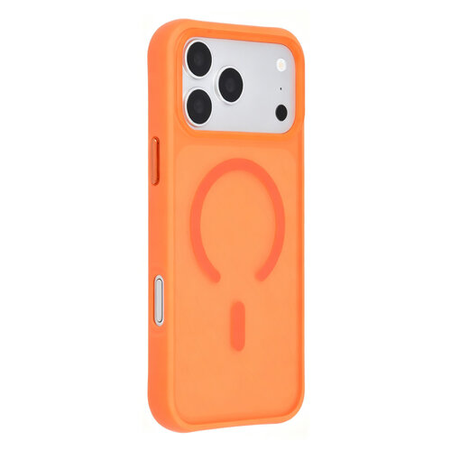 TUNIQ TUNIQ iPhone 18 Pro Max/iPhone 17 Pro Max Handyhülle MagSafe Muster Weiche Oberfläche - Orange