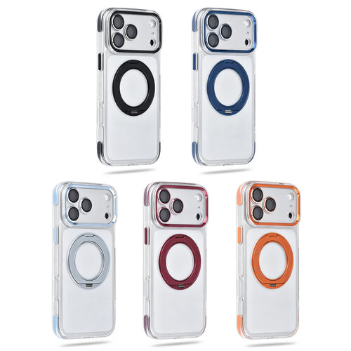TUNIQ TUNIQ iPhone 18 Pro Max/iPhone 17 Pro Max MagSafe-Hülle mit 360°-Ständer - Orange