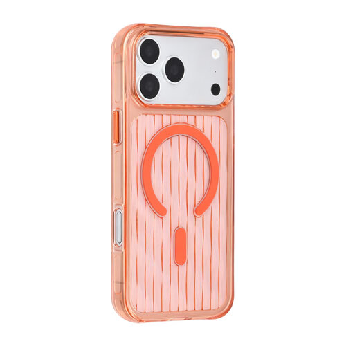 TUNIQ TUNIQ iPhone 18 Pro Max/iPhone 17 Pro Max Coque MagSafe à motif - Orange