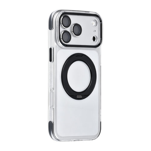 TUNIQ TUNIQ iPhone 18 Pro Max/iPhone 17 Pro Max Telefoonhoesje MagSafe PC 360° Standaard - Zwart