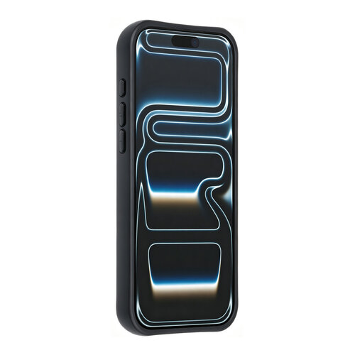 TUNIQ TUNIQ iPhone 18 Pro/iPhone 17 Pro Coque MagSafe à motif et finition Skin Touch - Noir