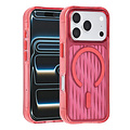 TUNIQ TUNIQ iPhone 18 Pro/iPhone 17 Pro Coque MagSafe à motif - Bordeaux
