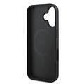 Guess Guess iPhone 16 Plus Back-Cover hul - HC Magsafe PU 4G Ring Triangle Logo - Schwarz