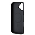 Guess Guess iPhone 16 Plus Back-Cover hul - HC Magsafe PU 4G Classic Metal Logo - Schwarz