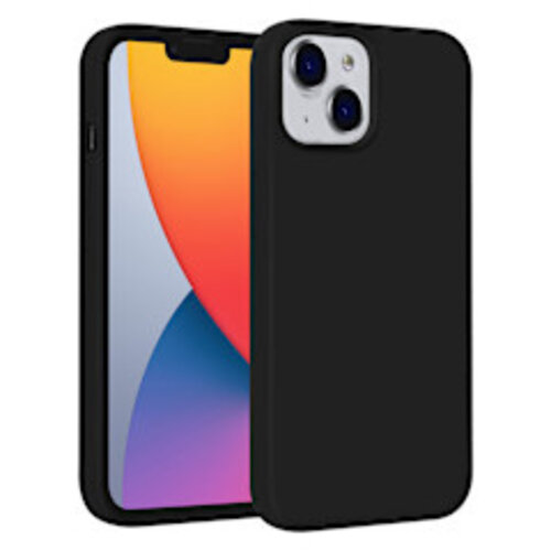 UNIQ iPhone 12 - 12 Pro Back-Cover hul - Silicone Case - Schwarz