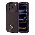 Guess Guess iPhone 18 Pro/17 Pro Hard Case MagSafe Saffiano with Small 4G and Classic Logo - Burgundy