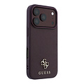 Guess Guess iPhone 18 Pro/17 Pro Hard Case MagSafe Saffiano with Small 4G and Classic Logo - Burgundy