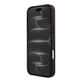 Guess Guess iPhone 18 Pro/iPhone 17 Pro Hartschalenhülle Glattes PU Großes Strasslogo - Bordeaux