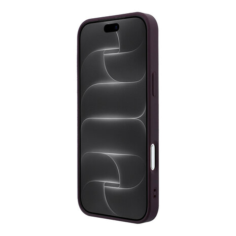 Guess Guess iPhone 18 Pro/17 Pro Coque rigide PU lisse avec grand logo à strass - Bordeaux Guess Guess iPhone 18 Pro/17 Pro Coque rigide PU lisse avec grand logo à strass - Bordeaux