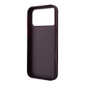 Guess Guess iPhone 18 Pro/iPhone 17 Pro Hardcasehoesje Glad PU Groot strasslogo - Bordeaux
