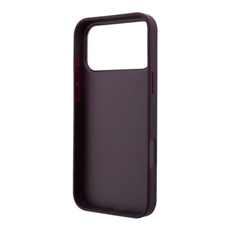 Guess Guess iPhone 18 Pro/17 Pro Coque rigide PU lisse avec grand logo à strass - Bordeaux Guess Guess iPhone 18 Pro/17 Pro Coque rigide PU lisse avec grand logo à strass - Bordeaux
