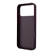 Guess Guess iPhone 18 Pro/17 Pro Hardcase Glad PU met groot strasslogo - Bordeaux