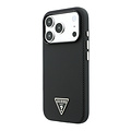 Guess Guess iPhone 18 Pro Max/17 Pro Max Hardcase MagSafe PU Kevlar met driehoekig logo - Zwart