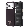 Guess Guess iPhone 18 Pro Max/17 Pro Max Handyhülle MagSafe PU Kevlar mit dreieckigem Logo - Bordeaux/Schwarz