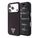 Guess Guess iPhone 18 Pro Max/17 Pro Max Hardcase MagSafe PU Kevlar met driehoekig logo - Bordeaux/Zwart Guess Guess iPhone 18 Pro Max/17 Pro Max Hardcase MagSafe PU Kevlar met driehoekig logo - Bordeaux/Zwart