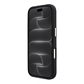 Guess Guess iPhone 18 Pro Max/17 Pro Max Handyhülle MagSafe PU Kevlar mit dreieckigem Logo - Bordeaux/Schwarz