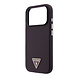 Guess Guess iPhone 18 Pro Max/17 Pro Max Hardcase MagSafe PU Kevlar met driehoekig logo - Bordeaux/Zwart Guess Guess iPhone 18 Pro Max/17 Pro Max Hardcase MagSafe PU Kevlar met driehoekig logo - Bordeaux/Zwart