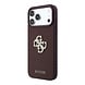 Guess Guess iPhone 18 Pro Max/17 Pro Max Hard Case Smooth PU with Large Rhinestone Logo - Burgundy
