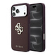 Guess Guess iPhone 18 Pro Max/17 Pro Max Hardcase Glad PU met groot strasslogo - Bordeaux