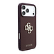 Guess Guess iPhone 18 Pro Max/17 Pro Max Hardcase Glad PU met groot strasslogo - Bordeaux