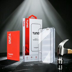 TUNIQ Boîte de 10 iPhone 18 Pro Protection d’écran 10D en verre trempé - Transparent