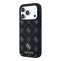Guess Guess iPhone 18 Pro/iPhone 17 Pro Hard Case MagSafe Peony small 4G logo - Black