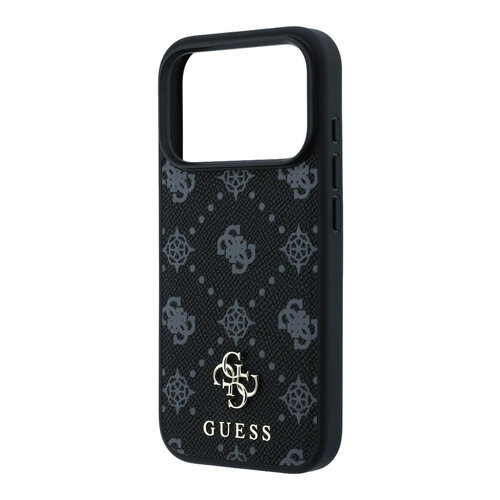 Guess Guess iPhone 18 Pro/iPhone 17 Pro Hardcase MagSafe Peony kleines 4G-Logo - Schwarz