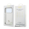 Guess Guess iPhone 18 Pro Max/iPhone 17 Pro Max Hardcasehoesje MagSafe Saffiano klein 4G-logo klassiek logo - Beige