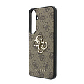 Guess Guess Samsung Galaxy S26 FE Back Cover Case PU 4G pattern metal logo - Brown