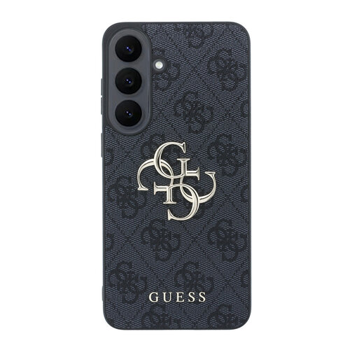 Guess Guess Samsung Galaxy S26 FE Coque de protection PU motif 4G logo en métal - Noir