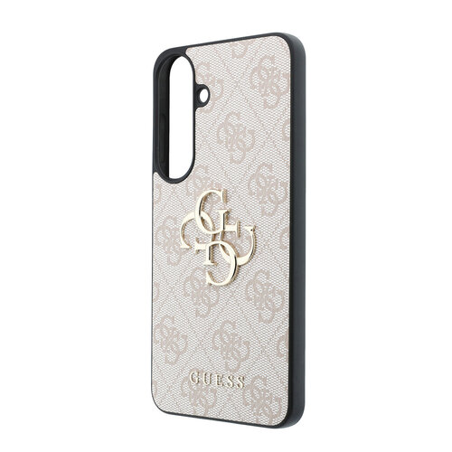 Guess Guess Samsung Galaxy S26 FE Handyhülle PU 4G-Muster Metalllogo - Rosa