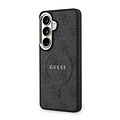 Guess Guess Samsung Galaxy S26 Plus Back Cover Case PU faux leather 4G pattern gold-tone frame magnetic - Black