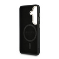 Guess Guess Samsung Galaxy S26 Plus Coque de protection similicuir PU motif 4G cadre doré magnétique - Noir